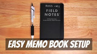 How I Use My Field Notes Notebook With My Bullet Journal [upl. by Ahsiele773]