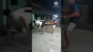 This tricky kick really hurtskaratemartialarts mmaufcshortsvideo subscribe [upl. by Yeltsew675]