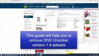 DNS Unlocker version 14 dnsnewvilleexe virus removal [upl. by Klemens]