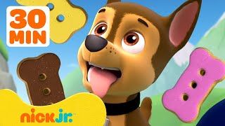 PAW Patrol Loves Yummy Pup Treats w Chase amp Rubble  30 Minute Compilation  Nick Jr [upl. by Alexa65]