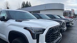 2024 Toyota Tundras NOT selling and Sequoias even with thousands off Trucks just sitting on lots [upl. by Engedus]