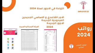 employerdz الزيادة في الاجور 2024 الراتب و المردودية الجديدتين [upl. by Aedni590]