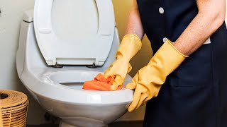 6 steps  Keep Your Toilet Sparkling Clean hacks solutions beautiful freshhome cleaning [upl. by Monica]