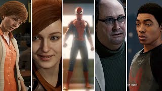 Spider man Ps4 2018 All Cut Scenes And Ending  Including Secret Endings  Cinematic Full Movie [upl. by Jule]