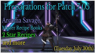 FFXIV Dawntrail patch 705 preparations [upl. by Naibaf]