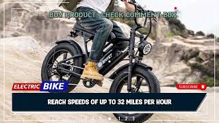 AMYET S8 Electric Bike 2000W Dual Motor 48V25Ah Remove Battery 20quot Fat Tire 35MPH Mountain Ebike [upl. by Kinney1]