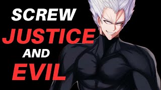 SCREW JUSTICE AND SCREW EVIL  GAROU SPEECH  ONE PUNCH MAN [upl. by Liauqram]