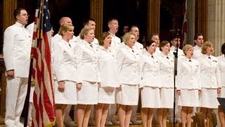 Navy Band Sea Chanters sing patriotic music [upl. by Natsirt]