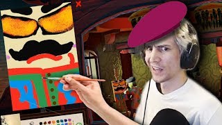 PICASSO REBORN  xQc Plays Passpartout The Starving Artist  xQcOW [upl. by Enitsugua]