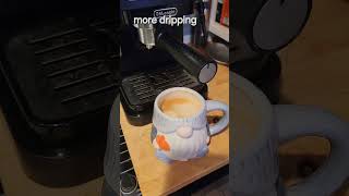 Making Latte at home using delonghi espresso machine [upl. by Annenn]