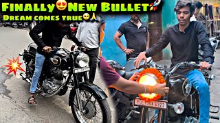 Finally😍 Taking delivery of my new bullet 💥 2018 Model Bullet Standard 350  Dream Comes True 🥺 [upl. by Adnahsat]