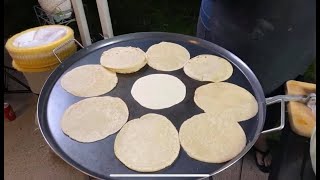 Tortillas hechas a mano para el pollo🔴😍🤗 [upl. by Limay]