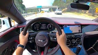 2025 Bentley Continental GT Speed First Edition PHEV  POV Test Drive Binaural Audio [upl. by Jule]