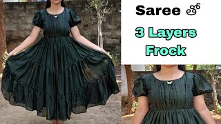 Long Frock Cutting and Stitching for beginners longfrockcuttingandstitching meeshosareehaul [upl. by Leong]