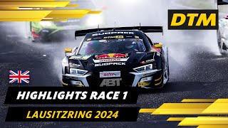 Rain chaos in DTM  DTM 2024 Highlights  DEKRA Lausitzring [upl. by Hokanson173]