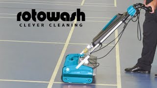 Rotowash hard surface floor cleaning machine [upl. by Jackie81]