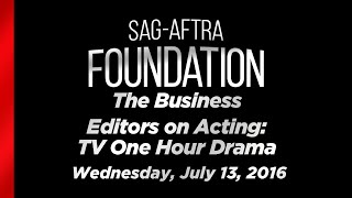 The Business Editors on Acting TV One Hour Drama [upl. by Gert]