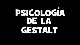 PSICOLOGÍA DE LA GESTALT [upl. by Nimajnab601]