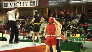 Valérie Domergue vs Camille Pichery  Finale Sanda Senior 60kg  Vichy 2013 [upl. by Aitram]