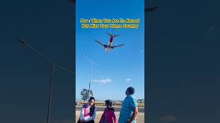 Qantas Airlines  Qantas Flights  Aircraft Viewing Area  Qantas flight Landing View  shorts [upl. by Avilla]