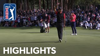 How Tiger Woods won his 82nd PGA TOUR title  ZOZO 2019 Extended Highlights [upl. by Nazus]