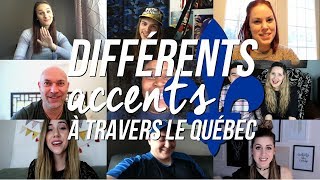 DIFFÉRENTS ACCENTS À TRAVERS LE QUÉBEC [upl. by Alburg]