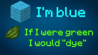 Im Blue but every misheard lyric is a Minecraft item [upl. by Inimod]