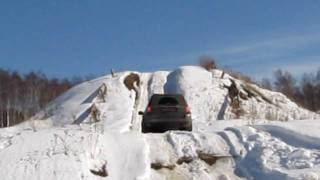 Land Rover Freelander 2  snow hill up 2MOV [upl. by Posner]