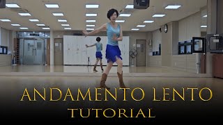 quotAndamento Lentoquot Linedance Tutorial  quot안다멘투 렌토우quot라인댄스 스텝 설명 High Beginner [upl. by Gaylord362]