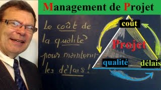 Management dun projet  gestion du coût et de la qualité pour maintenir les délais [upl. by Enenej]