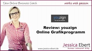 Review youzign  Einfach online Grafiken erstellen [upl. by Nyrhtac373]