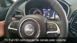 Jeep Compass 2017  Desbloqueio de imagem  TV FULL HD  Espelhamento de Imagem [upl. by Briana]