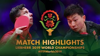 Ma Long vs Vladimir Samsonov  2019 World Championships Highlights R32 [upl. by Ettelrac]