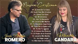 2 HORAS DE MARCELA GANDARA Y JESÚS ADRIÁN ROMERO MEJORES EXIT🎶 MUSICA CRISTIANA 2024 🎶 Mix Jesús [upl. by Phelps194]