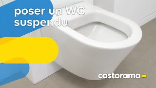 Poser un WC suspendu Castorama [upl. by Akalam]