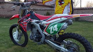 Honda CRF 450R rev limiter [upl. by Hedy]