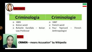 INTRODUCTION TO CRIMINOLOGY PART 1 [upl. by Atirat]