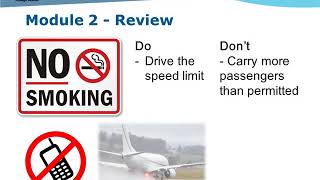 Airside Driving Module 5 Course Review [upl. by Ecirted843]