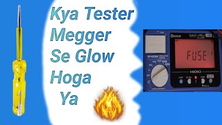 Kya Tester Megger Se Glow Hoga Ya 🔥  experiment  trendingvideo [upl. by Weston]