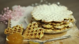 Waffeln ohne Ei Milch oder Butter  Grundrezept  Snack und Fingerfood vegan [upl. by Dyane]