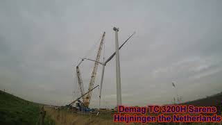 Hamlet Trương Demag TC 3200 exo H Sarens UK cranes [upl. by Anigar]