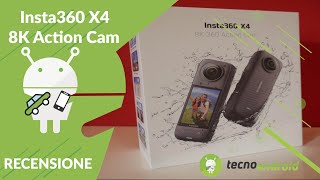 RECENSIONE Insta360 X4 Action Cam 8K a 360 gradi [upl. by Hannan]