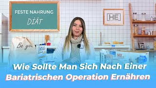 Feste Nahrung nach der Bariatrischen Operation  Dr HE Obesity Clinic [upl. by Salena138]