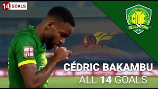 Cedric Bakambu  All 14 Goals  CSL Top Goal Scorer 2020 [upl. by Ecikram]