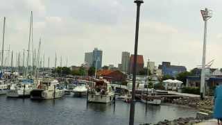 Heiligenhafen Ostsee Blick über den Binnensee zur Stadt [upl. by Tyne]