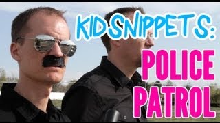 Kid Snippets quotPolice Patrolquot Imagined by Kids [upl. by Eras592]