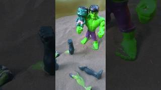 Hulk Smash Saves Hulk Baby From VENOMIZED HULK  Marvel Toys [upl. by Kcirad951]