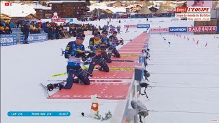 Massstart Hommes Grand Bornand  BIATHLON 2022 [upl. by Alya]