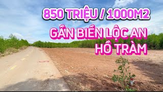 1000m2 chỉ 850 triệu Đường nhựa xã Phước Long Thọ huyện Đất ĐỏBà Rịa VT [upl. by Cookie]