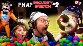 FNAF Security Breach 2 Escape the Scary Daycare Ballpit with no FREDDY FGTeeV vs MoonDrop [upl. by Cortney]